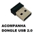 Imagem do Mouse Sem Fio Maxprint 1600dpi 6 Botões Usb Ergonômico Preto