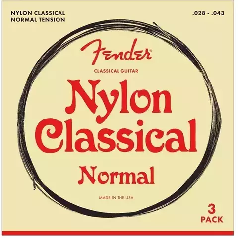 Pack Econômico Encordoamento Violão Nylon Fender - 75326
