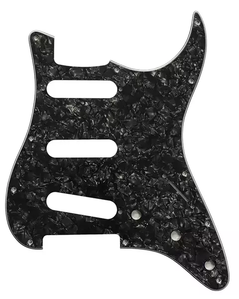 Escudo Guitarra Ronsani Stratocaster SSS (Black Pearl) - 0741