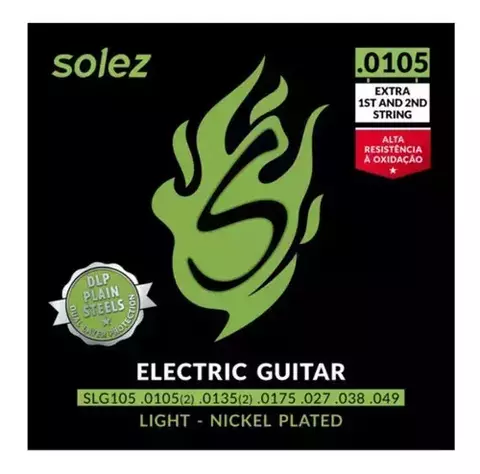 Encordoamento Guitarra Solez 010.5 - SLG105