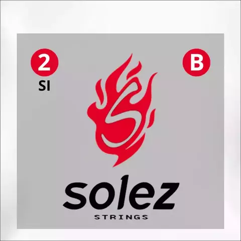 2ª Corda B (Si) 0.15 Avulsa Violão Aço Solez (Referente ao Jogo de Cordas 011) - ASDLP15