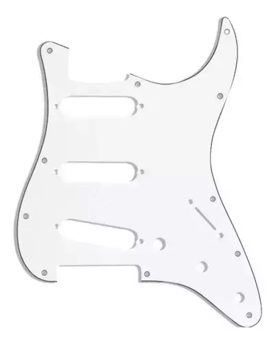 Escudo Guitarra Ronsani Stratocaster Premium SSS (Parchment) - 0736