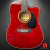 Violão Aço Giannini GF-1D CEQ TDW - Translucent Dark Wine - comprar online