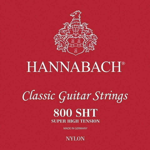 Encordoamento Violão Nylon Hannabach Super High Tension - 800 SHT