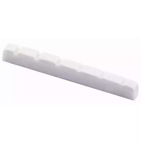 Nut De Plástico Para Guitarra Branco - NTPG BR