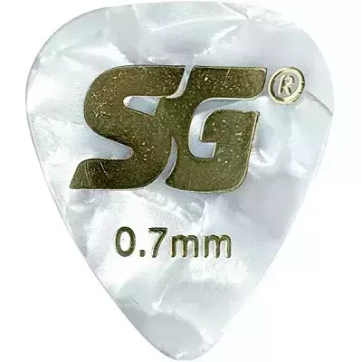 Palheta SG Celulóide Perolada 0,70mm - 9967