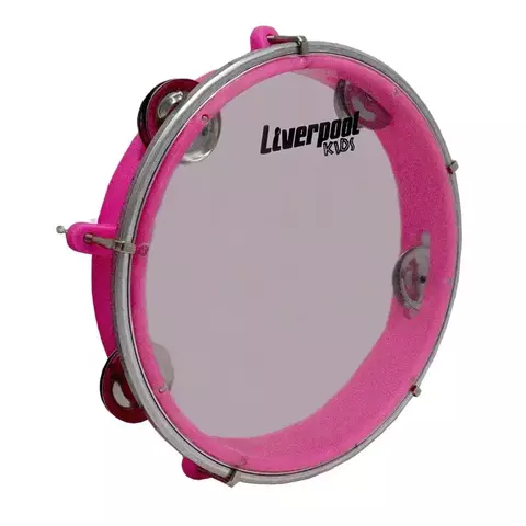 Pandeiro Liverpool Kids 8" Rosa - 11274