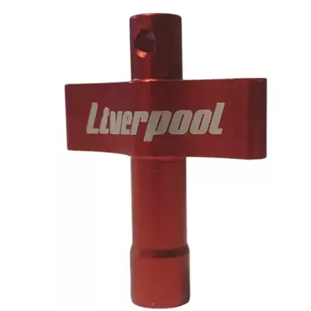 Chave de Afinação Liverpool Alumínio Vermelha - 11572