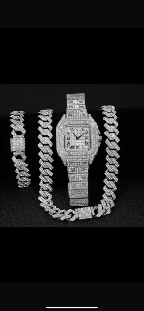 KIT ICE + RELÓGIO PATEK QUADRADO - comprar online