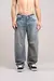 Jean Baggy Oxido Con Pinza