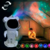 Velador Astronauta con Proyector de Galaxias-con parlante - comprar online