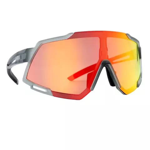 Óculos de Sol Cinza Transparente c/ Fire Espelhado (Unissex) - comprar online