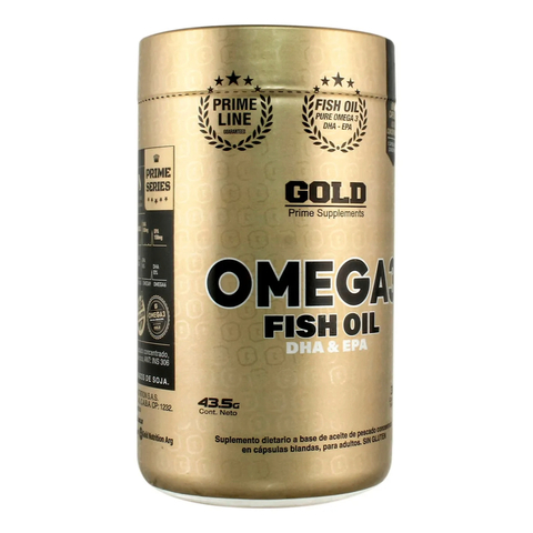 Gold Nutrition Omega 3 Fish Oil Dha & Epa Suplemento 30c - comprar online