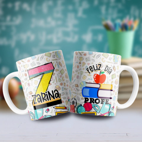 TAZAS DÍA DEL MAESTRO INICIALES 3 - comprar online
