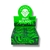 PITEIRA DE PAPEL BEM BOLADO GIRLS IN GREEN SUPER LARGE RECICLÁVEL - DISPLAY COM 24 BLOCOS