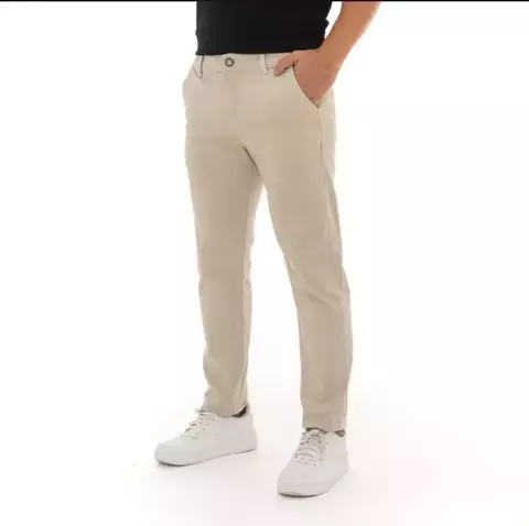 Calça Masculina Sarja Alfaiataria Bolso Faca Moda Casual Social