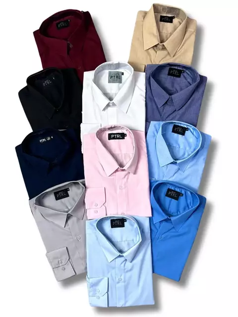 KIT 11 peças - Camisa Social Manga Longa Slim