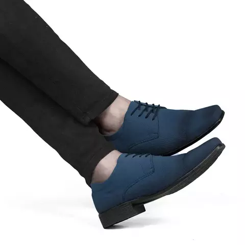 Sapato Social Esporte Fino Masculino Sintético com Cadarço Sanlorenzo 1011