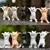 5 pçs conjunto engraçado gato caneta titular brinquedo segurar tudo gato fone - República dos Gatos