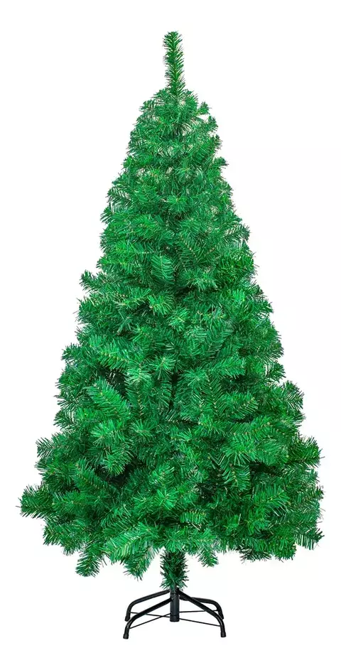 Árvore Pinheiro Natal Luxo Imperial 150cm 380 Galhos Cheia