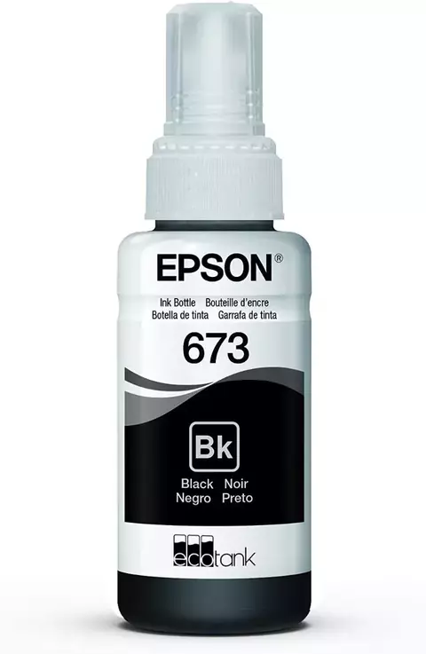 Refil Tinta Epson T673 L800 L805 L850 - Preto