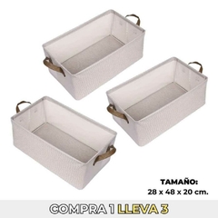 OFERTA 3X1: Cajas Plegables de Tela Premium