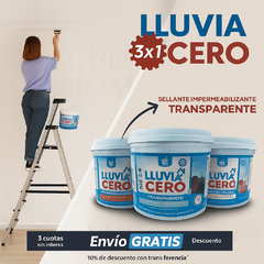OFERTA 3X1: LLUVIA CERO 3 Ltrs. x 1 L - Sellador Impermeabilizante - comprar online