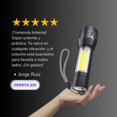 OFERTA 2X1: Super Linterna 3 en 1 Titanium PRO con estuche De REGALO en internet