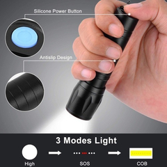 OFERTA 2X1: Super Linterna 3 en 1 Titanium PRO con estuche De REGALO