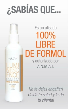 PROMO 2X1: Alisado Sin Formol Luminescence X 150ml - tienda online