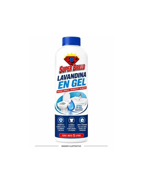 Lavandina en gel Super Brillo x 1 litro