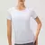Camisa feminina manga curta atlético yoga corrida camiseta verão ginásio trei - loja online