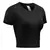 Camisa feminina manga curta atlético yoga corrida camiseta verão ginásio trei - loja online