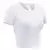 Camisa feminina manga curta atlético yoga corrida camiseta verão ginásio trei