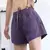 Shorts de yoga feminino cintura alta esporte fitness 2 em 1 shorts de treino cor - Space Fit