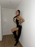 Vestido glitter largo bufanda en internet