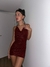 Vestido glitter buche