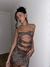 Vestido print triple nudo