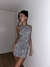 Vestido animal print esp cavado - comprar online
