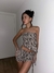 Pollera anima print con cordon