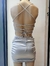 Vestido saten tiras esp