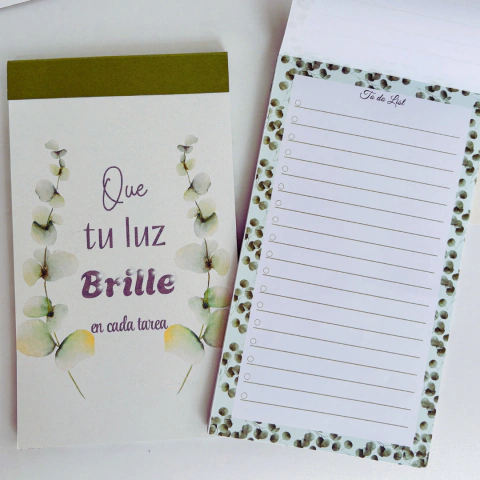 Block de notas TO DO LIST