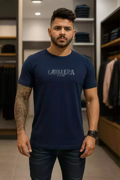 Camiseta Cavalera Azul Marinho - comprar online