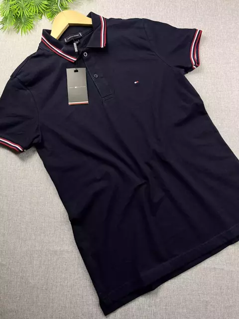 Polo Tommy Azul Marinho - comprar online