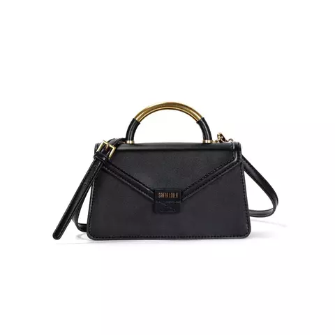 Bolsa Envelope Preta Duas Alças