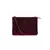 Bolsa Clutch Veludo Vinho Alça Transversal - comprar online