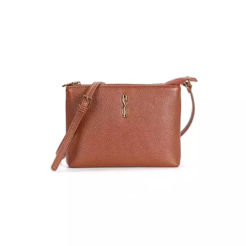 Bolsa Clutch Floater Marrom Alça Transversal - comprar online