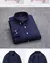 Camisa algodão oxford para homens manga longa xadrez listrado - loja online