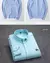 Camisa algodão oxford para homens manga longa xadrez listrado na internet
