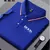 Camisa polo masculina bordada de manga curta casual de negócios, elegante